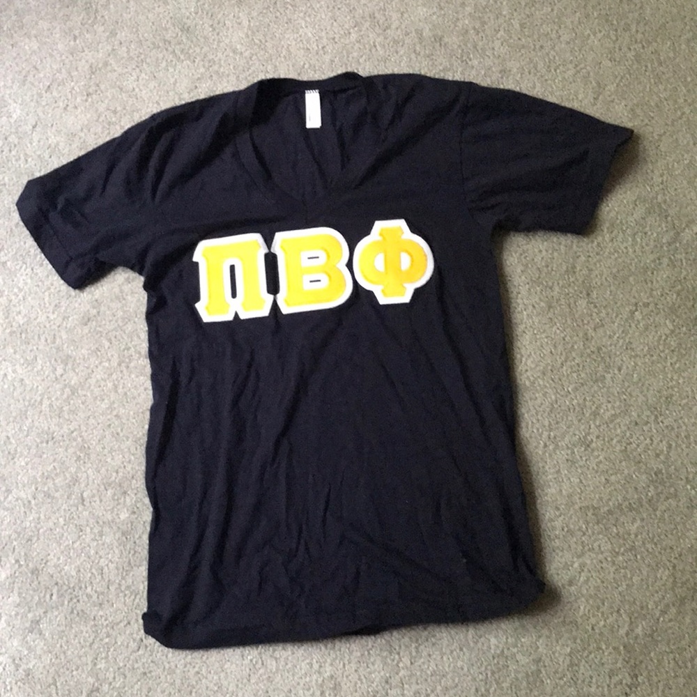 Pi beta phi letters vneck